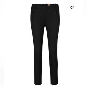 Boss zip detail slim fit trousers NWT women black